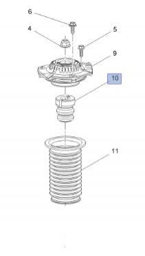 Puffer amortizor fata Astra K GM Pagina 2/opel-ampera/piese-auto-volvo - Piese auto Opel Astra K